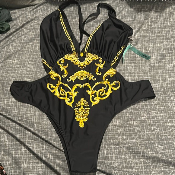 Fashionova Mansions and Mimosas One Piece Swimsuit - Picture 1 of 3